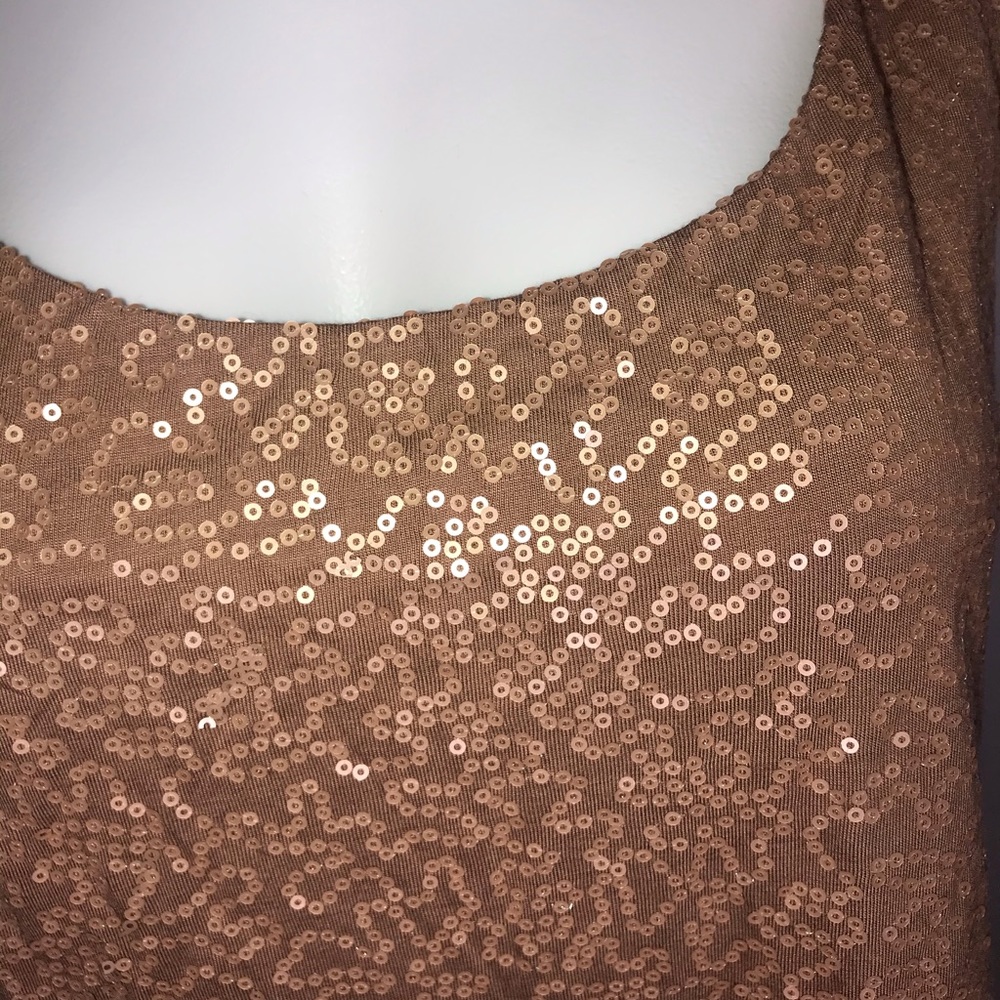 Talbots Sequined Tank Top Medium - image 2